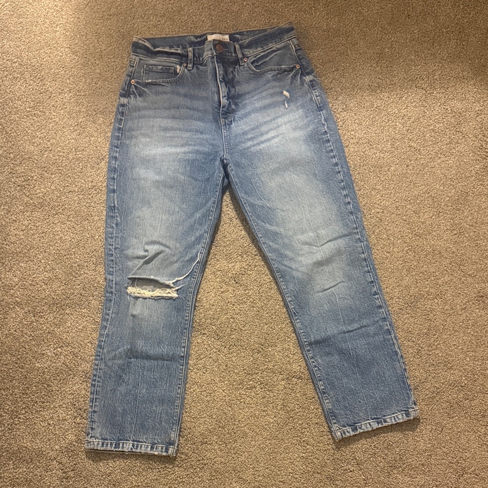 Loft Women's Light Blue Distressed Jeans